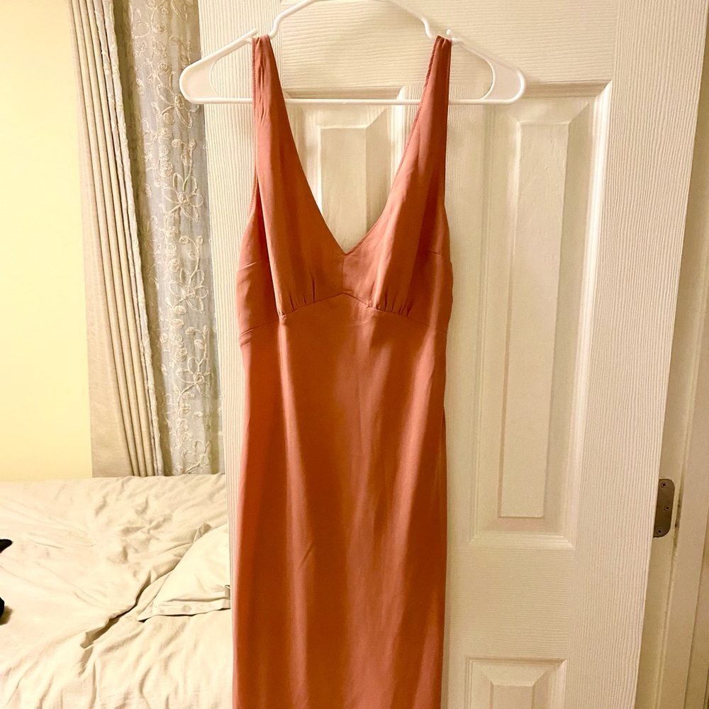 Dusty rose slip dress, size SP from Abercrombie & Fitch